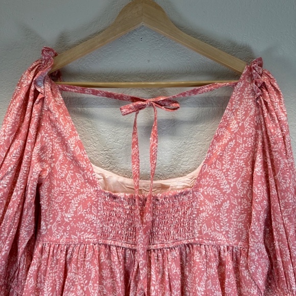 Anthropologie Pilcro Babydoll Mini dress Pockets Womens Small Romantic Feminine - Picture 11 of 16